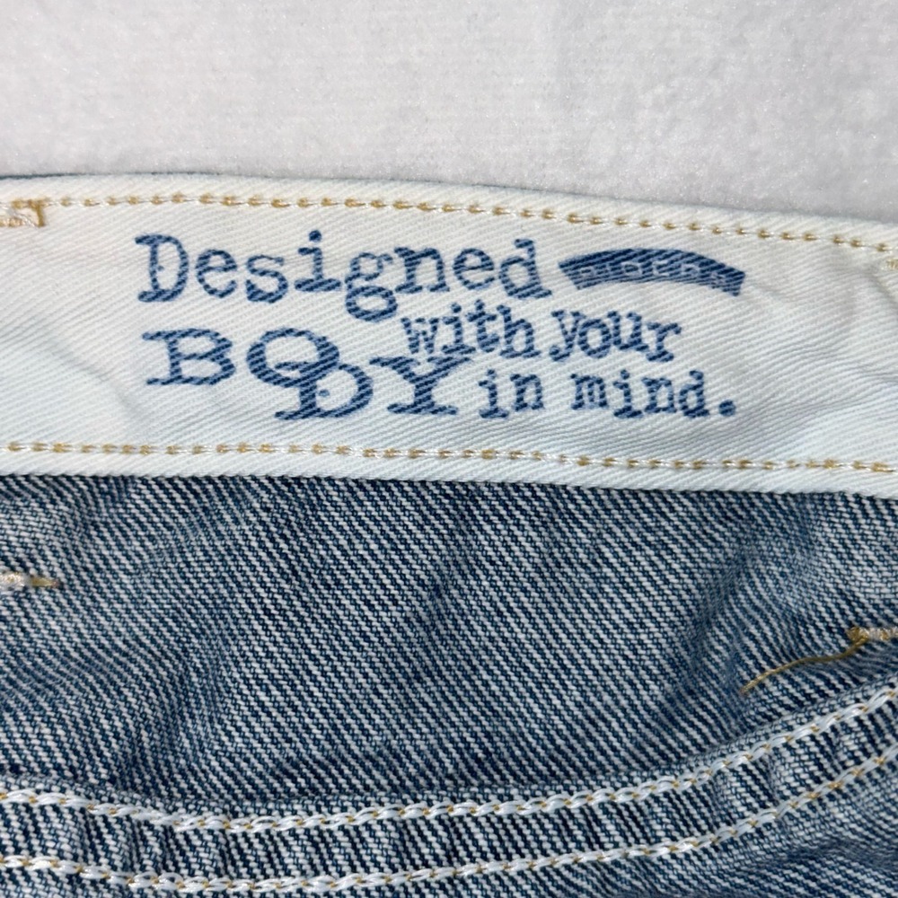Designed With Your Body In Mind Jeans Women 10P Blue Vintage Style Elastic Waist - Picture 6 of 8